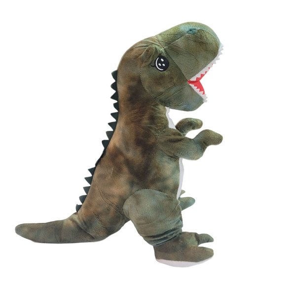 T Rex Dinosaur Plush Toy Mother With 4 T Rex Dinosaur Babies Zippered Pouch EUC - Picture 14 of 16